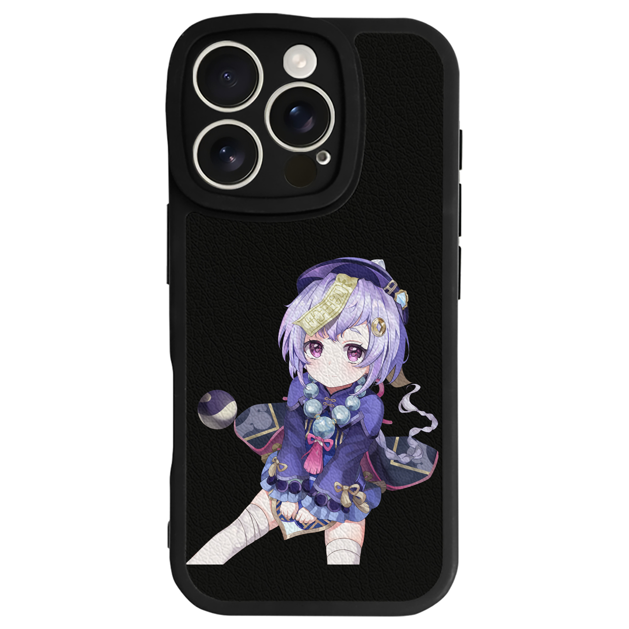 げんし神 七七 なな  genshin Nana 【iPhone 16シリーズ対応】シリコンスマホケース（レザー調） 材質：シリコン